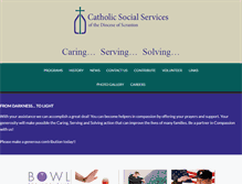 Tablet Screenshot of cssdioceseofscranton.org